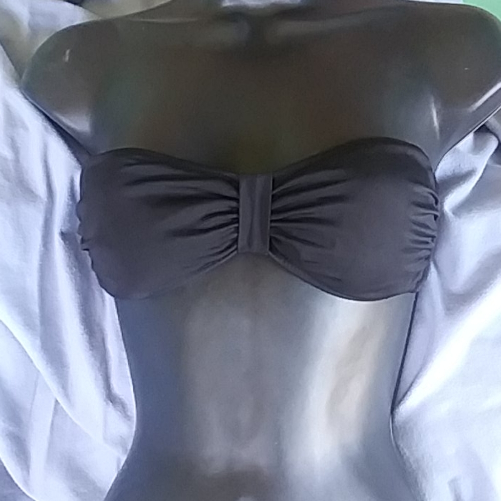 Victoria's Secret PINK black swim bikini top